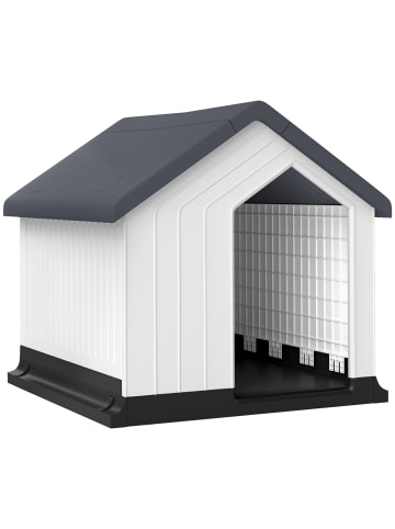 Pawhut Hundehütte 62L x 61B x 60H cm