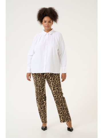 KAFFE curve Langarm - Hemd KChaila Loose fit in Optical White
