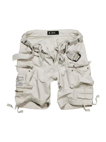 Brandit Cargo Shorts in weiß