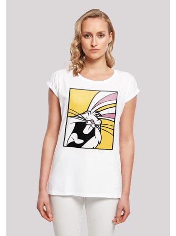 F4NT4STIC T-Shirt Looney Tunes Bugs Bunny Laughing in weiß