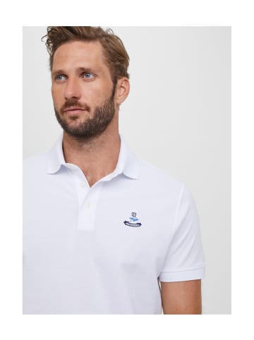 Faconnable Polo in Weiß