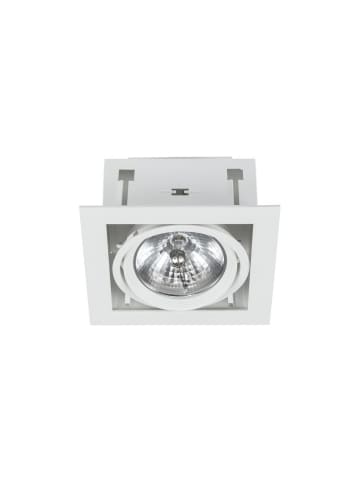 Licht-Erlebnisse Einbaustrahler EEK G (B)19 x (L)19 x (H)12.5 cm in Weiß