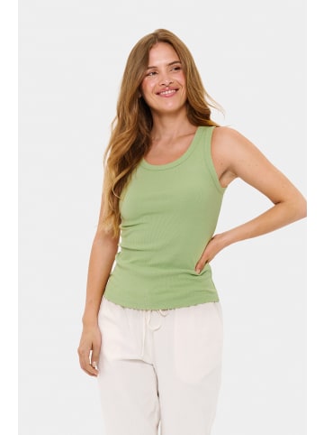 SAINT TROPEZ Jerseytop AsterSZ Slim fit in Smoke Green