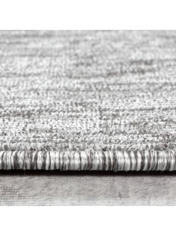 KADIMA DESIGN Teppich Kurzflor Waschbar Einfarbig AMMER Strapazierfähig OEKO-TEX in Hellgrau