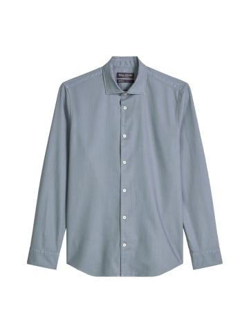 Marc O'Polo Twill-Hemd shaped in Black Pepper