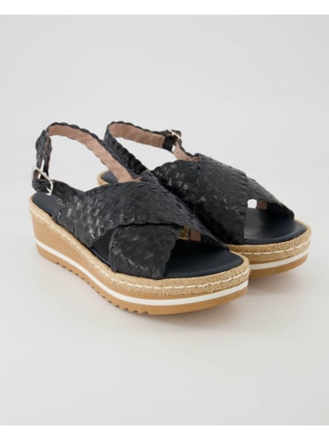 Terry Plateau Sandalen in Schwarz