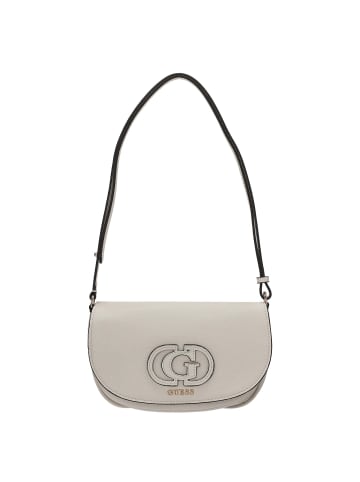 Guess Calebra XBody Flap - Umhängetasche 24 cm (black) in off white