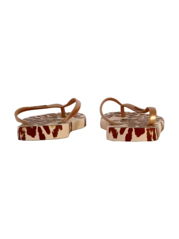 Ipanema Flip-Flop zum Reinschlüpfen Animale Print III Beige