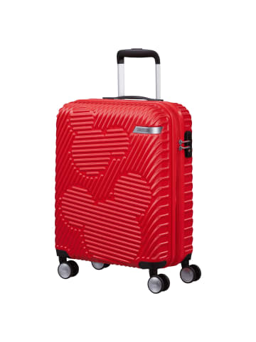 American Tourister Mickey Clouds - 4-Rollen-Kabinentrolley 55 cm erw. in Mickey Classic Red