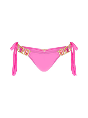 Moda Minx Bikinihose Boujee Tie Side Brazilian in Barbie Pink