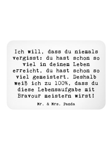 Mr. & Mrs. Panda Pinnwand Magnet Spruch Trost Erinnerungen mit S... in Weiß