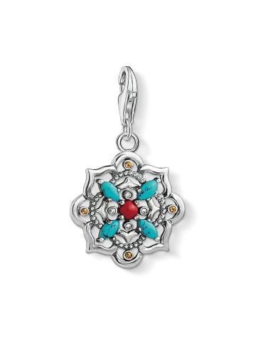 Thomas Sabo Charm "Ethno Lotosblume" in Silber