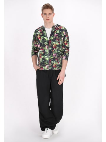 MO Men Jacket in Navy Multicolor
