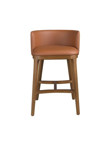 Angel Cerdá Hocker 4158 in Braun/Walnuss – (B)53 x (H)84 x (T)51 cm