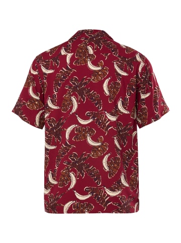 Men Plus Hemd in burgunderrot