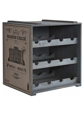 Butlers Weinregal VINOTHEK in Taupe