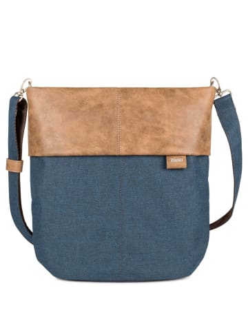 Zwei Olli OT12 - Schultertasche 32 cm (salbei) in blau