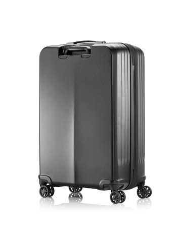 Pack Easy Genius 4 Rollen Trolley L 76 cm mit Dehnfalte schwarz