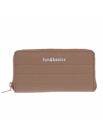 Fun&Basics Geldbörse Fortunata (B)20 x (H)10 x (T)2,5 cm in Beige