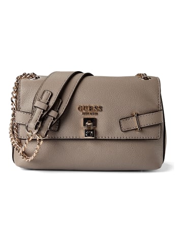 Guess Yesba Schultertasche 22 cm in dark taupe