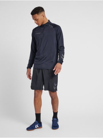 Hummel Halbreißverschluss Jacke Raglanärmel Hmlauthentic Herren in ANTHRACITE