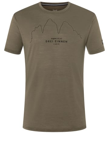 super.natural Merino T-Shirt in braun