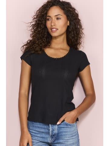 Vivance T-Shirt in schwarz, creme