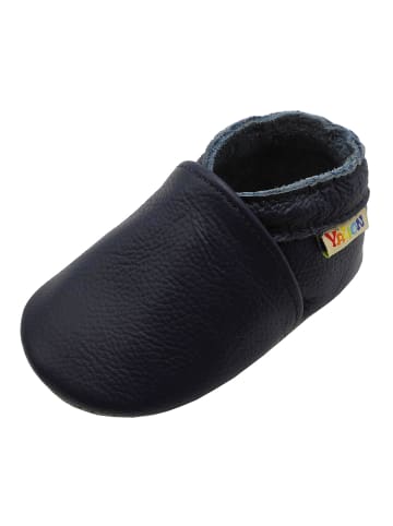 Yalion Baby Krabbelschuhe aus Leder, weiche Lauflernschuhe mit rutschfester Sohle