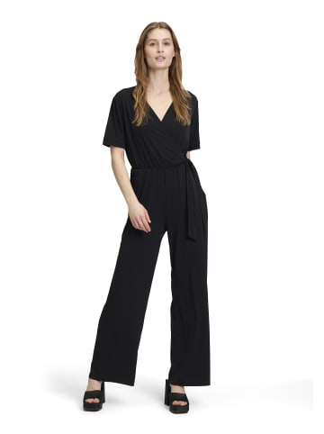 CARTOON Jumpsuit mit Bindegürtel in Schwarz