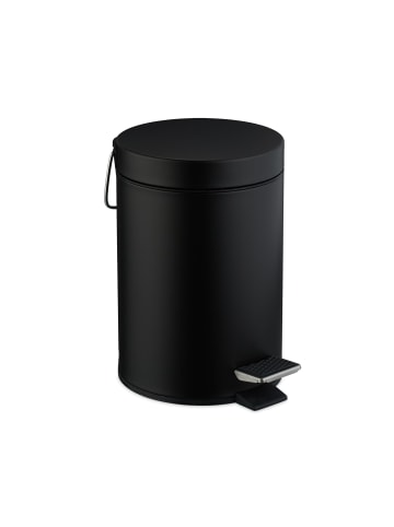 relaxdays Kosmetikeimer in Schwarz - 3 Liter