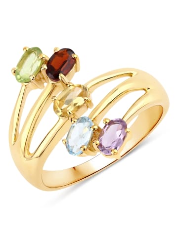 Rafaela Donata Ring Sterling Silber Amethyst in gelbgold