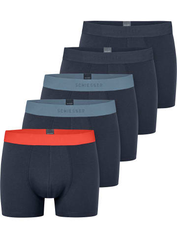 Schiesser 95/5 Baumwolle, Single-Jersey Pants 5er-Pack in schwarz