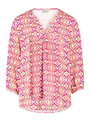 CARTOON Blusenshirt mit Muster in Pink/Apricot