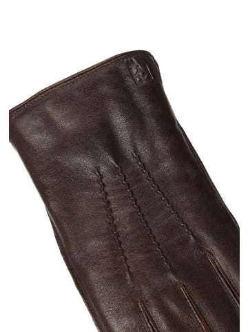 Kazar Handschuhe (Echt-Leder)  BRAK in Dunkelbraun