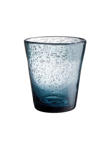 Butlers Glas mit Luftblasen 290ml WATER COLOUR in Blau