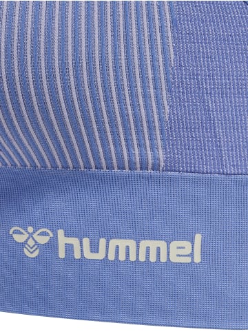 Hummel Hummel Top Hmlmt Yoga Damen Atmungsaktiv Schnelltrocknend Nahtlosen in MARINA/LAVENDER