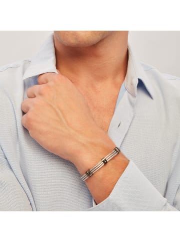 Breil Armband loop silber, grau