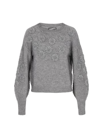 DreiMaster Women Sweater in light grey melange