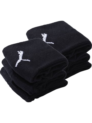 Puma Socks Unisex-Sneaker-Socken 6 Paar in schwarz