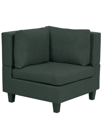 Beliani Sofaelement UNSTAD in Grün/Schwarz - (W) 76 x (H) 72 x (L) 76 cm
