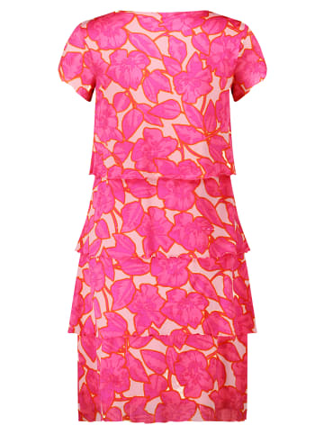 Betty Barclay Stufenkleid mit Flügelärmeln in Pink/Rosa