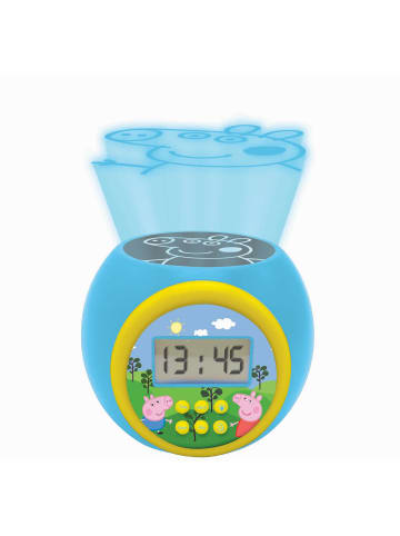 Lexibook Peppa Pig Projektionswecker mit Timer & 3-Farben-Projektion