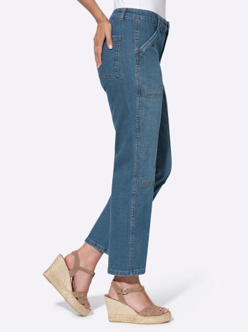 Heine Gerade Jeans in blue-stone-washed