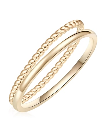 Lulu & Jane 2er Set Ringe gelbgold in gelbgold