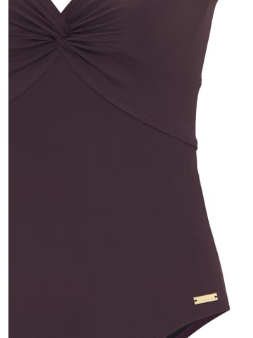 LASCANA Badeanzug in aubergine