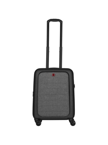 Wenger Syntry 4-Rollen Kabinentrolley 55 cm Laptopfach in black / heather grey