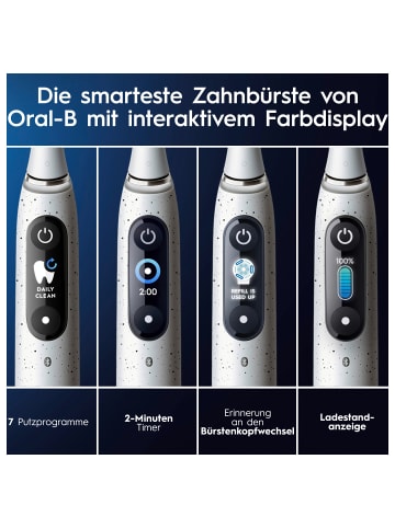Oral-B Elektrische Zahnbürste "iO Series 10 + Lade-Reiseetui" in Weiß