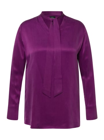 Ulla Popken Bluse in bordeauxviolett