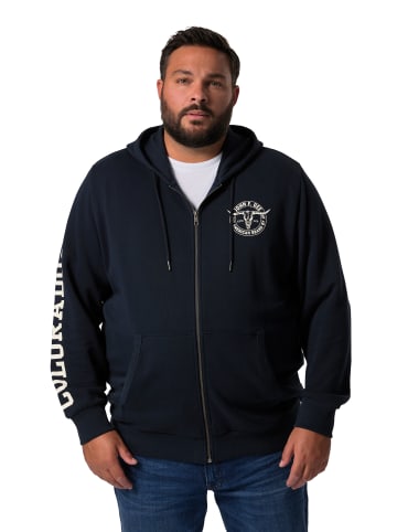 John F. Gee Sweatjacke in navy blau