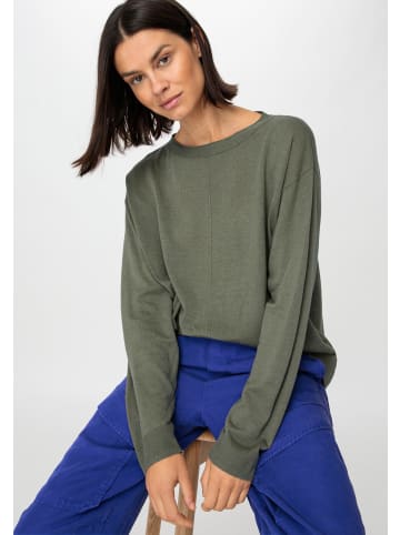 Hessnatur Pullover in oliv